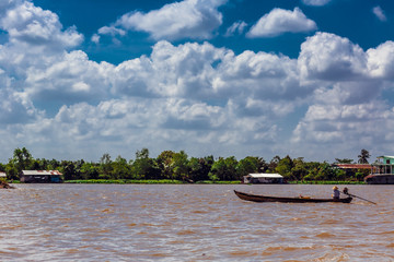 HO CHI MINH, VIETNAM - JAN 15, 2016: Life of the Vietnamese peop