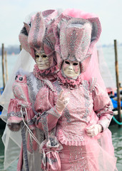 The Venetian carnival tradition is most famous for its distinctive masks. © akturer