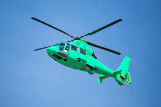 Hubschrauber - Mintgrün
