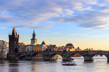 Fototapeta na wymiar Prague, Charles bridge, Czech Republic