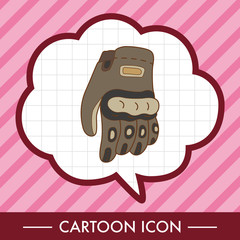 racing glove theme elements vector,eps