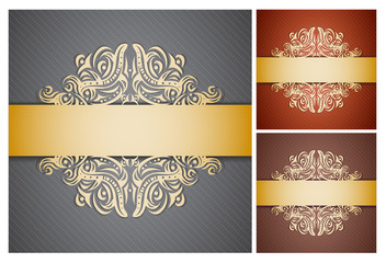 Set with backgrounds.  Illustration 10 version.