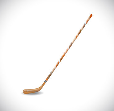 Hockey stick. Illustration 10 version.