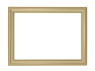 Obraz premium golden frame isolated