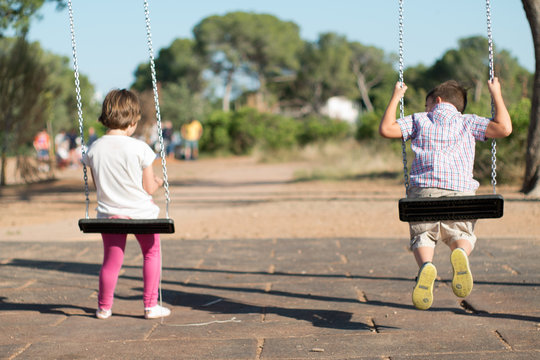 Children swings