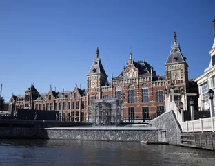 Fototapete  Künstlerisches Denkmal Die Stadt Amsterdam