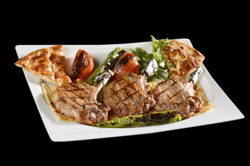 Grilled lamb chops
