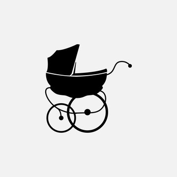 baby carriage   icon