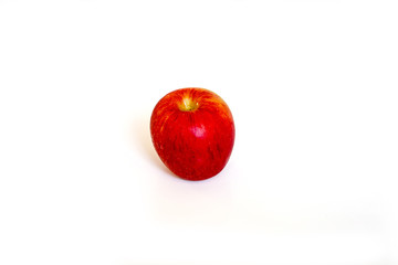 Red apple isolated on white background cutout