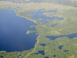 aerial view of the sud, south sudan