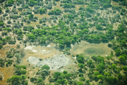 aerial view of South Sudan