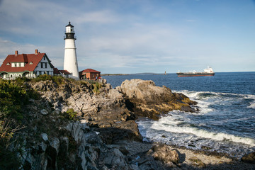 Fototapeta na wymiar Portland head Lighthouse