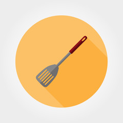 Kitchen shovel icon.