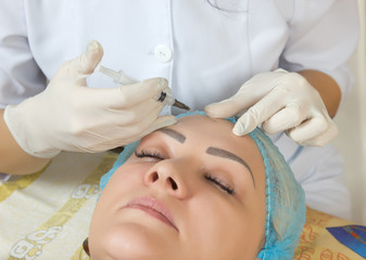 Naklejka premium new technologies in the medical cosmetology
