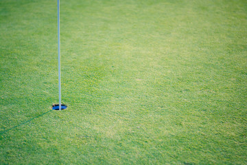 Obraz premium golf hole on a field