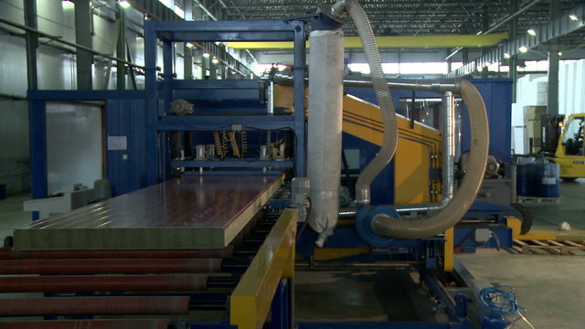 View on equipment in workshop production of SIP