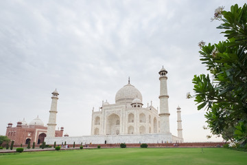 morning time view of taj mahal World Heritage Site ,Agra, India,