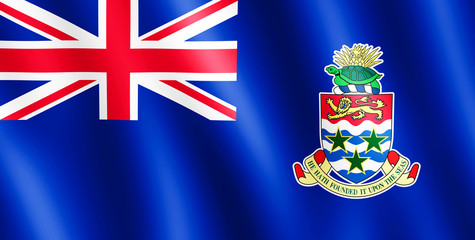 Flag Cayman Islands Waving The