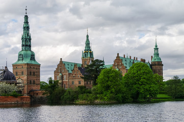 Fototapeta na wymiar Frederiksborg Castle, Hillerod, Denmark
