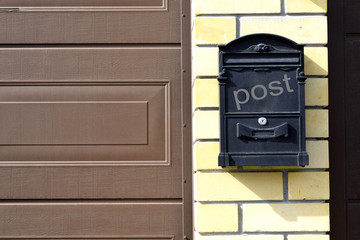 The mailbox at the entrance to a private house