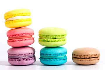 macarons are on top of each other