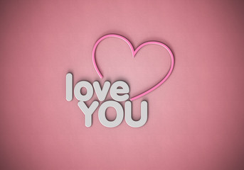 Love You - Typo Herz P
