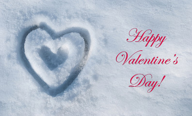 Happy Valentine's Day. Greeting card.