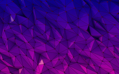 Multicolored low poly background for card, poster or wallpaper. 