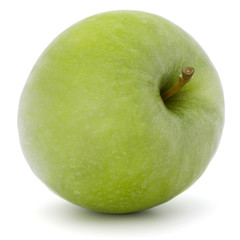 green apple isolated on white background cutout