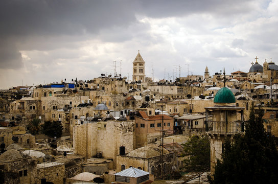 From Mount Scopus, Jerusalem, Holy Land