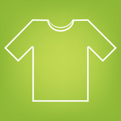 T- shirt line icon