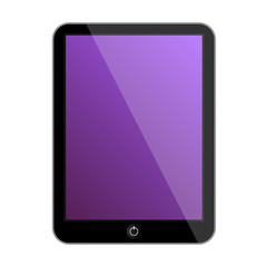 Modern tablet illustration