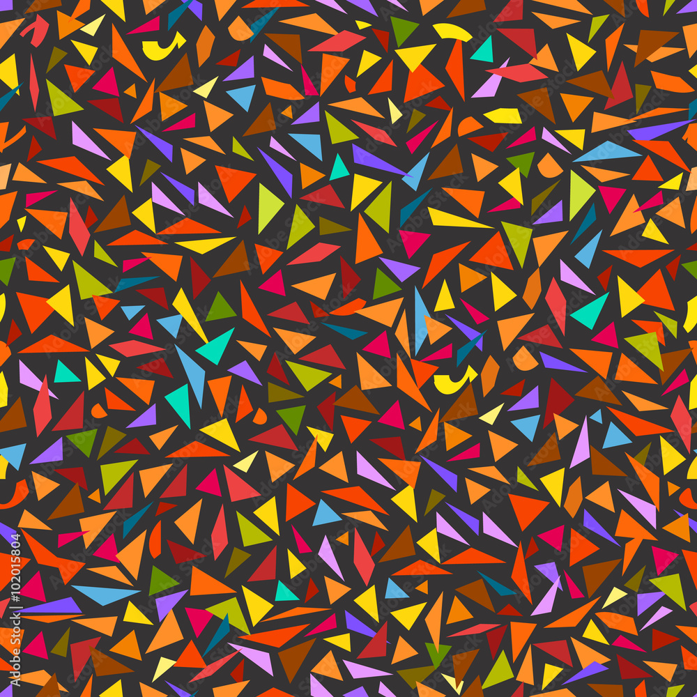 Poster abstract seamless background of color splinters