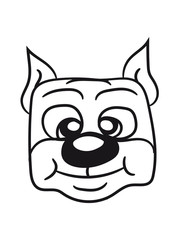 face head funny sweet cute little puppy sitting happily wolf cat