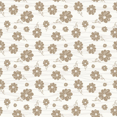 Fototapeta na wymiar classic wallpaper seamless vintage flower pattern