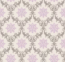 Selbstklebende Fototapeten Vector seamless pattern with art ornament for design © Extezy