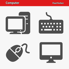 Computer Icons. Professional, pixel perfect icons optimized for both large and small resolutions. EPS 8 format.