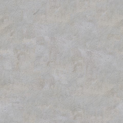 Grey Smoothly Plastered Concrete Wall.