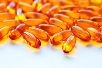 Biological additives to food, vitamins for a healthy lifestyle, capsules an omega 3 with cod-liver...