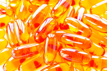 Biological additives to food, vitamins for a healthy lifestyle, capsules an omega 3 with cod-liver...