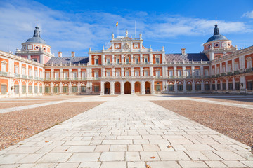 Royal Palace of Aranjuez, main court . Community of Madrid, Spain