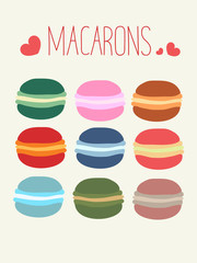 Macarons, sweet love