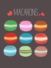 Macarons, sweet love