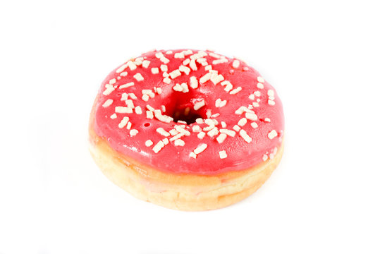 Donut isolated on white background