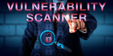 Administrator Touching VULNERABILITY SCANNER