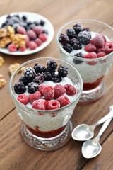 Pudding with chia seeds