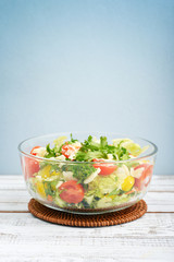 Vegetable Salad with parmesan