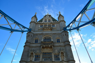 Tower Bridge in London, UK..