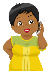 Senior Woman Cellphone