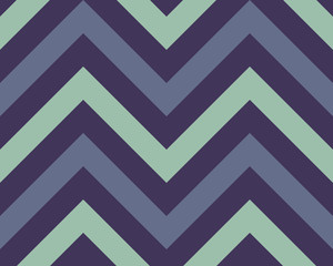 Seamless geometric strip pattern. Stripy texture. Zig-zag line background. Diagonal strips. Soft, blue, gray, green, turquoise, white colors. Winter theme. Vector